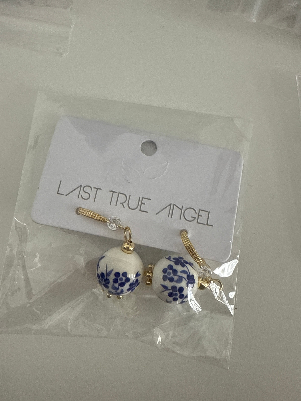 China Blue Earring