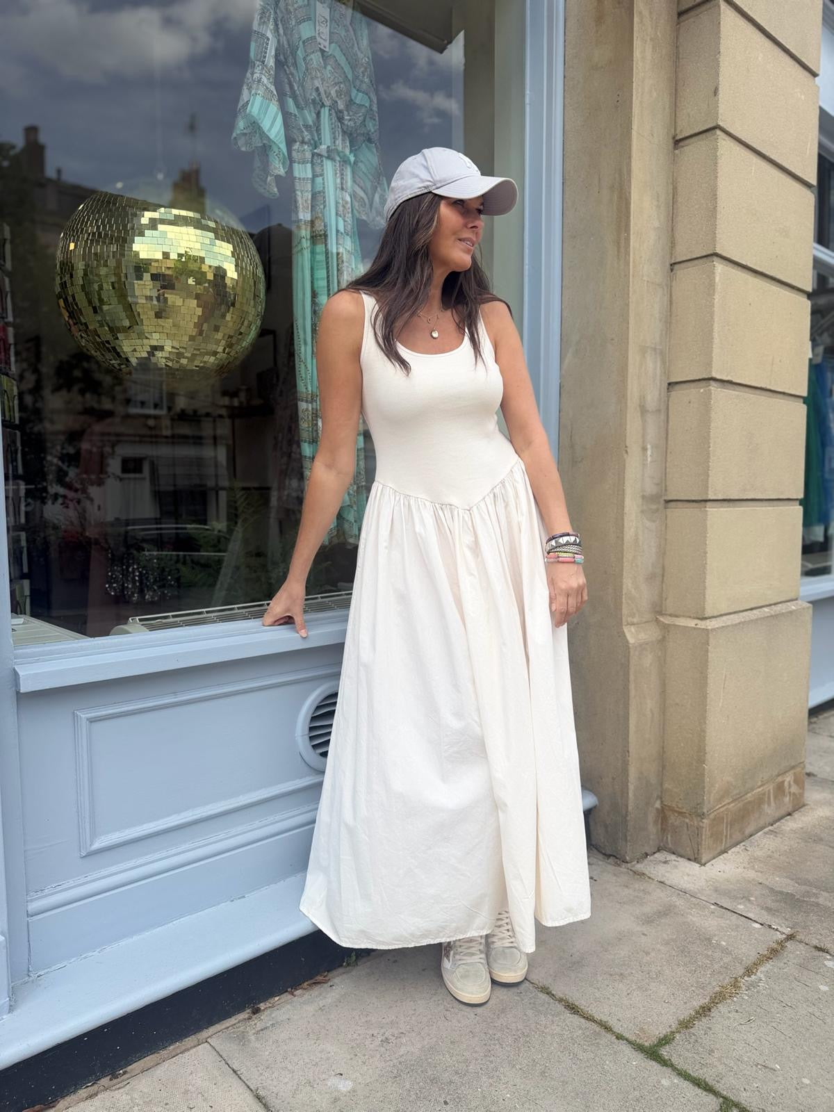 April Dress - Cream