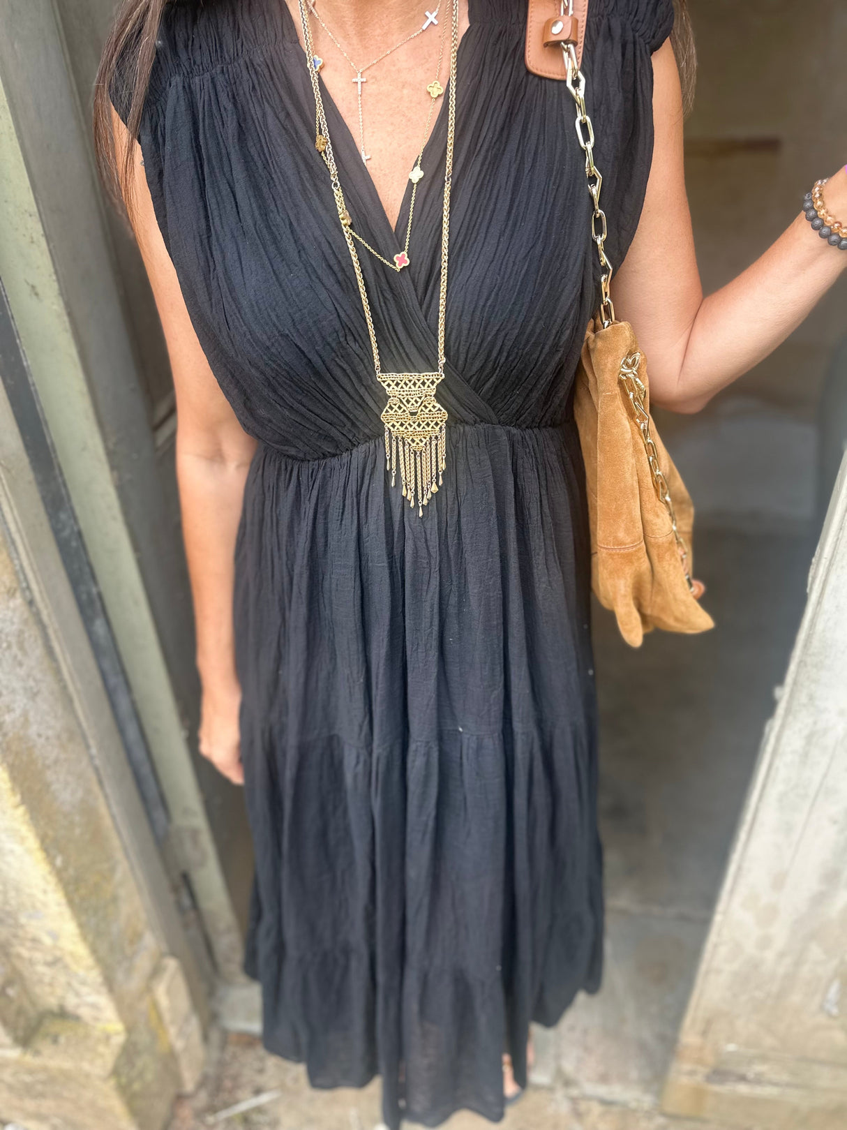 Belle Maxi Dress - Black