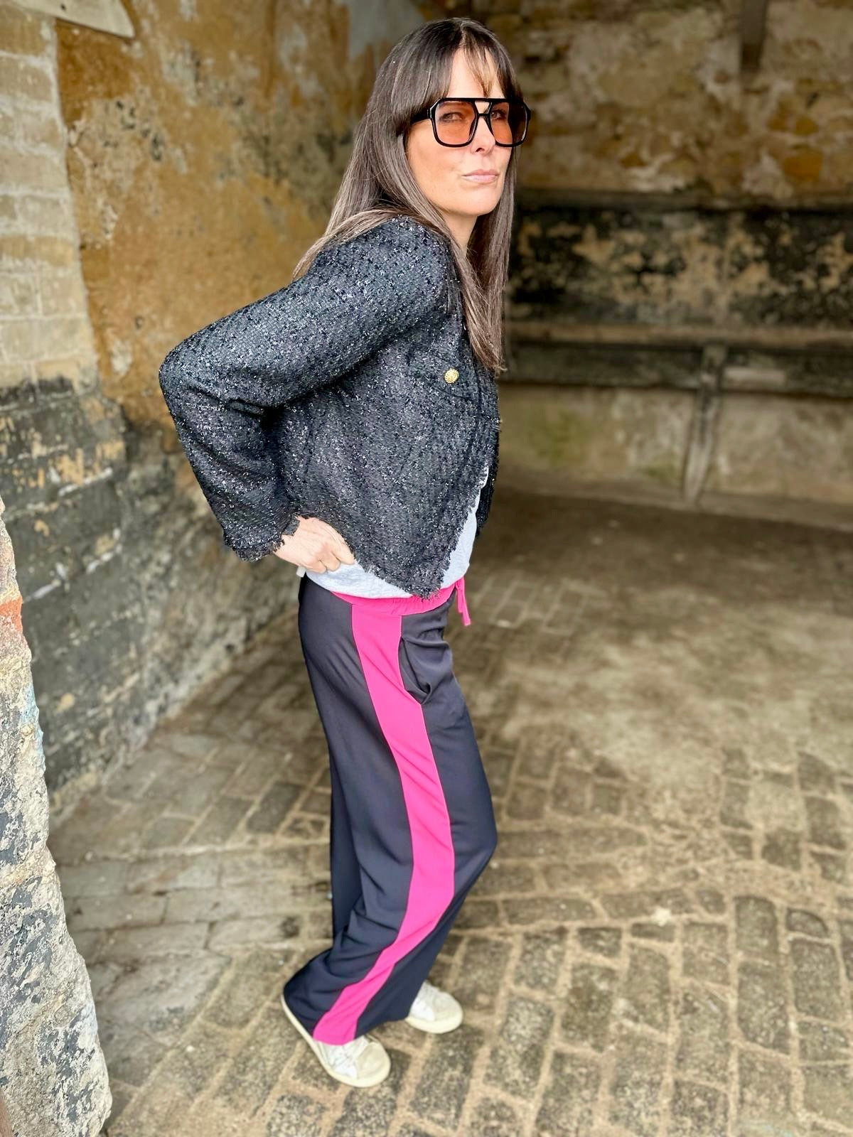 Tempest Pant Black/Magenta