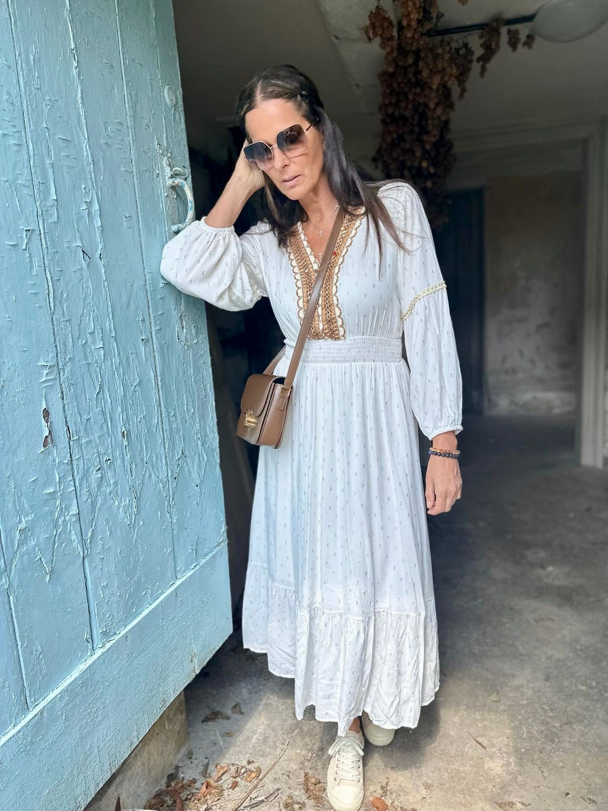 Bay Embroidered Maxi Dress