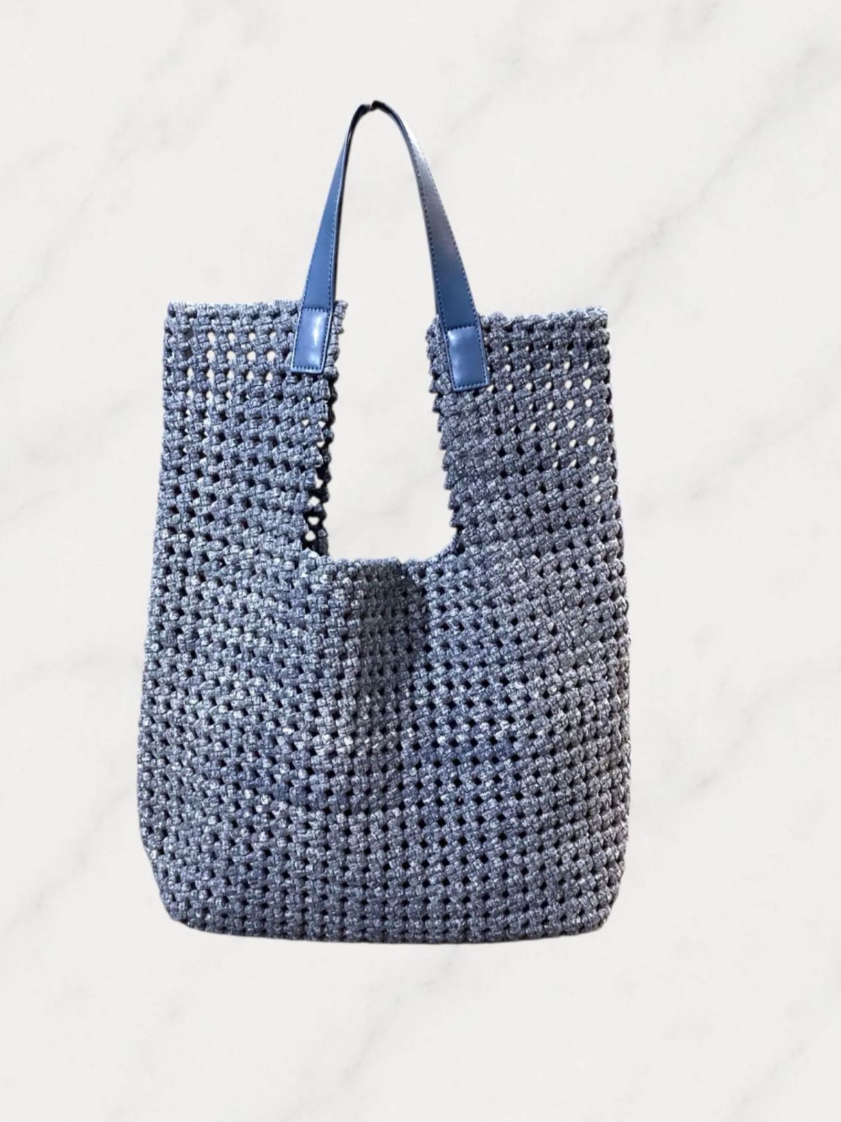 Frenchie Tote Navy