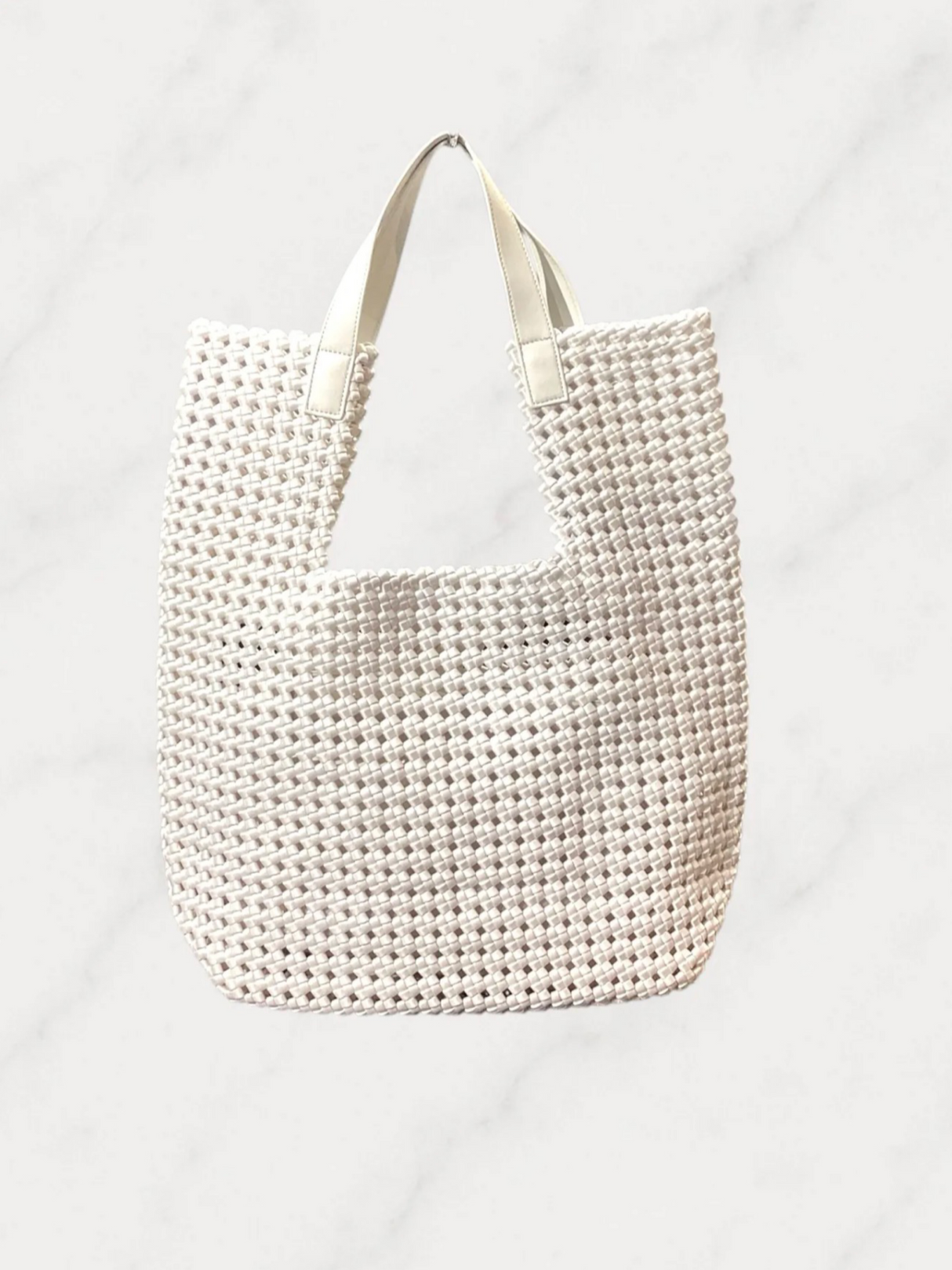 Frenchie Tote White