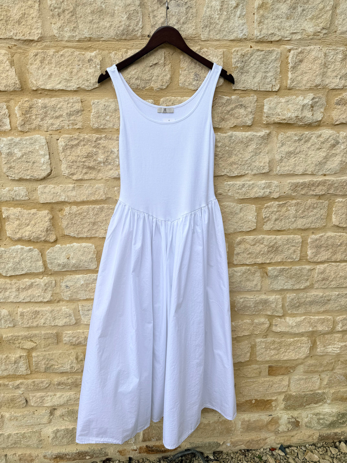 April Dress - White