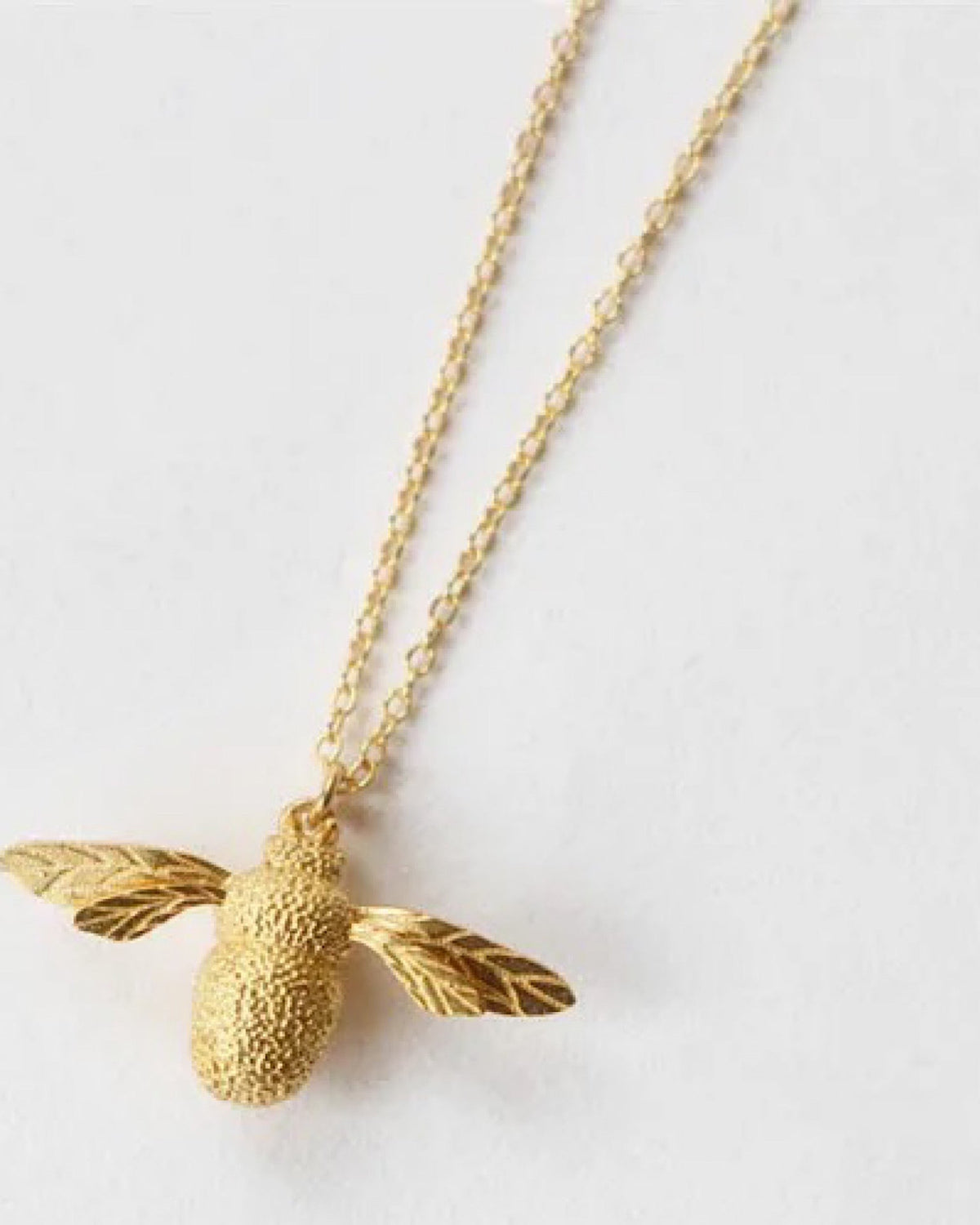 Bee Happy Silver Necklace
