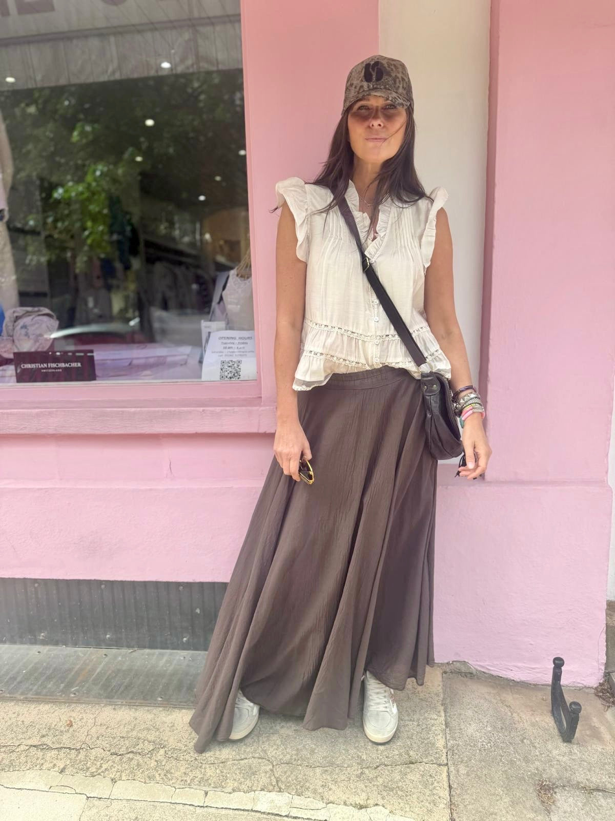 Jade Maxi Skirt - Chocolate