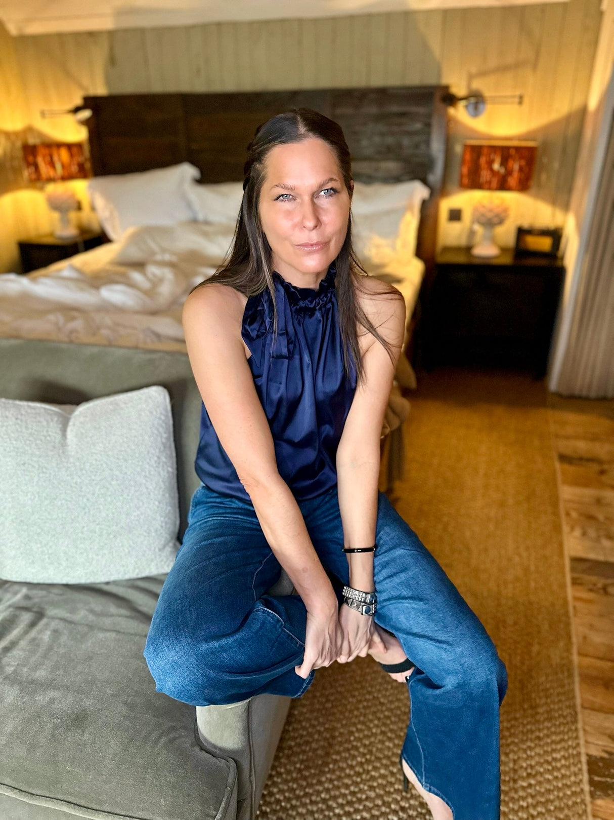 Bella B Top Navy
