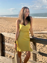 Eloise Slip Dress - Citrine