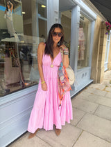Dahlia Maxi Dress - Pink