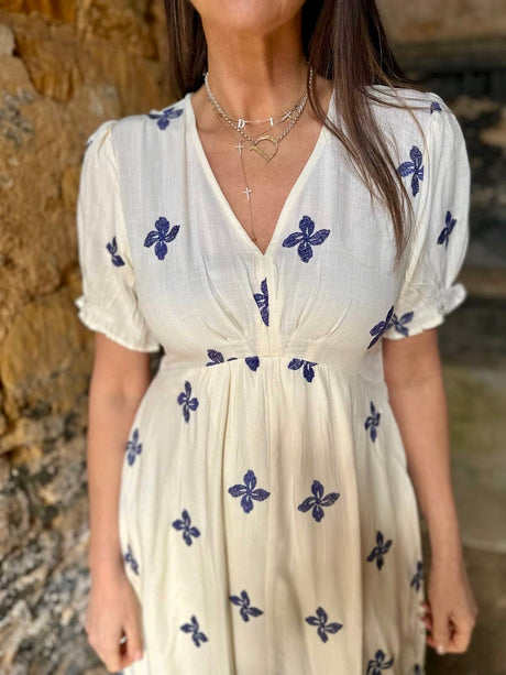 Evelyn Embroidered Dress