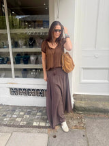 Jade Maxi Skirt - Chocolate