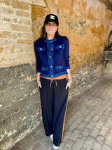 Tempest Pant - Black With Tan Stripe