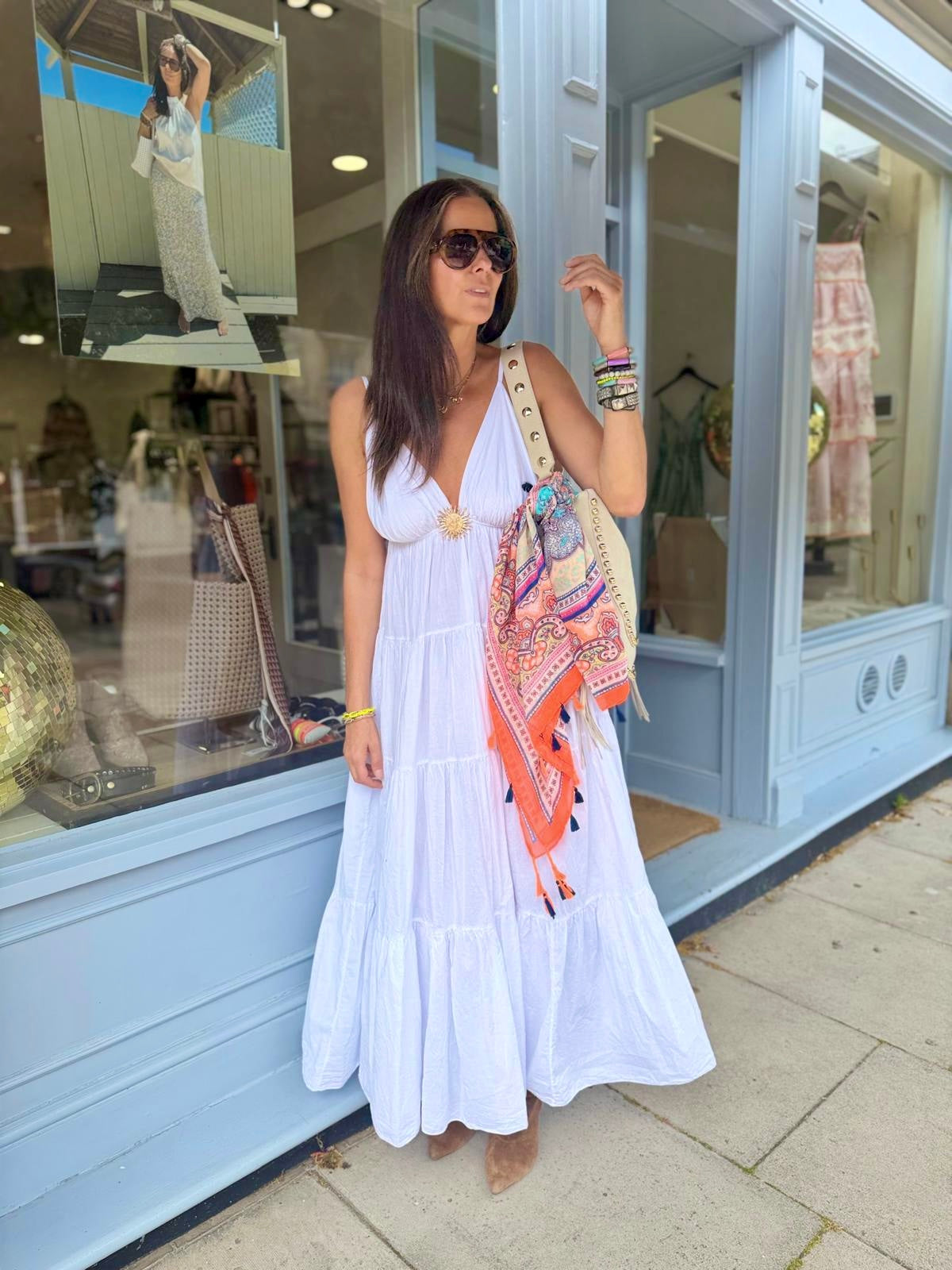 Dahlia Maxi Dress - White