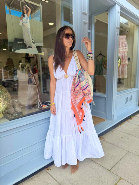 Dahlia Maxi Dress - White