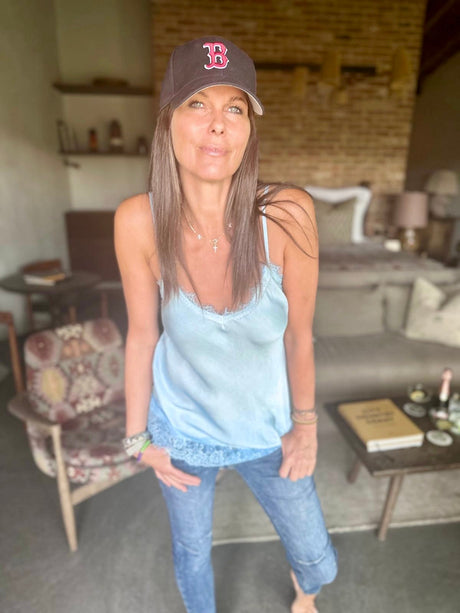 June Camisole Arctic Blue