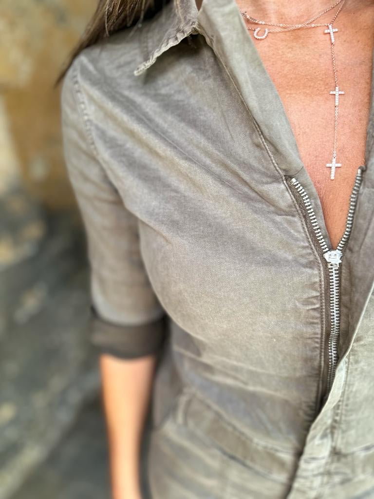 Jules Jumpsuit Chocolate