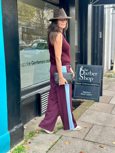 Tempest Pant - Cherry & Blue