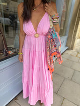 Dahlia Maxi Dress - Pink