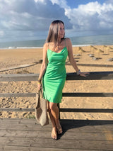 Eloise Slip Dress - Green
