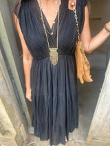 Belle Maxi Dress - Black