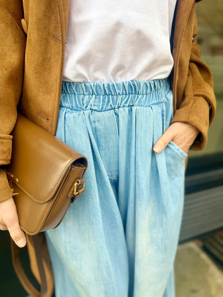 Collette Culottes - Light Wash