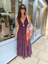 Dahlia Maxi Dress - Cherry