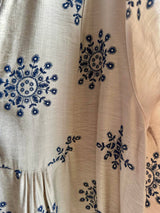 Maison Tiered Mini Dress - Neutral
