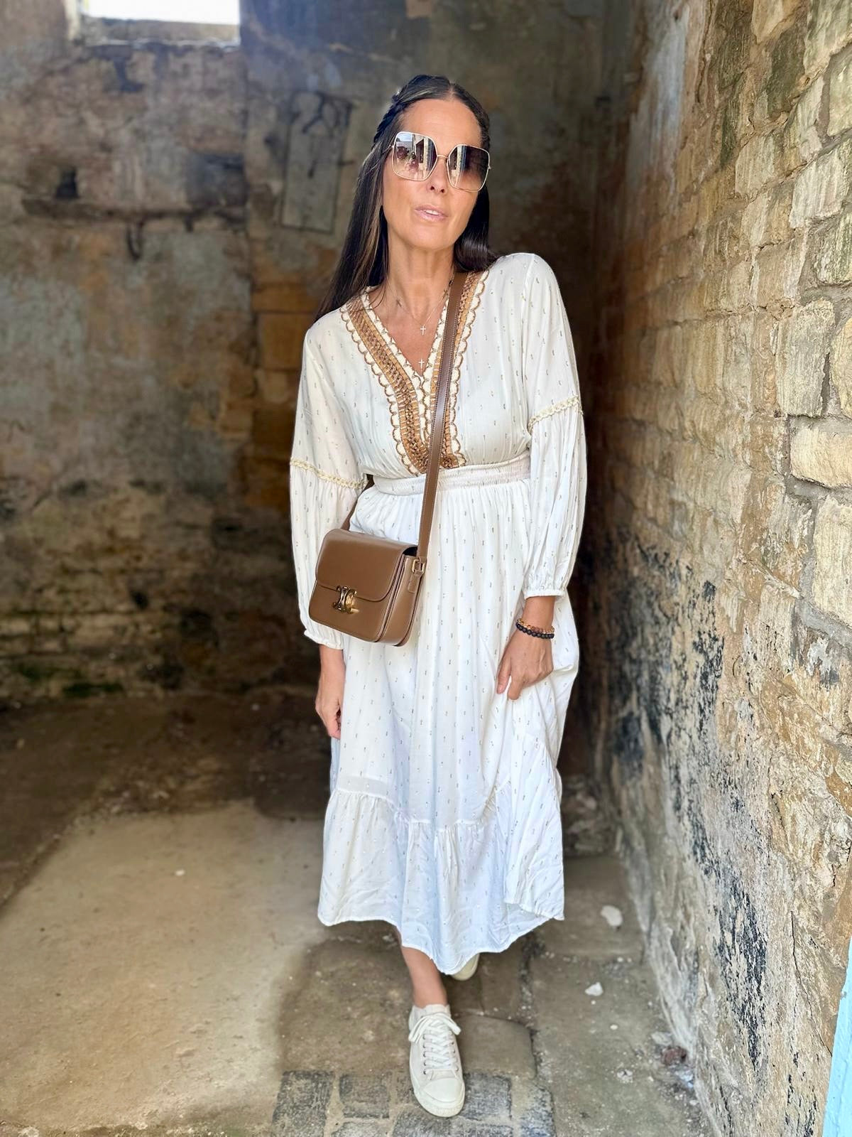 Bay Embroidered Maxi Dress