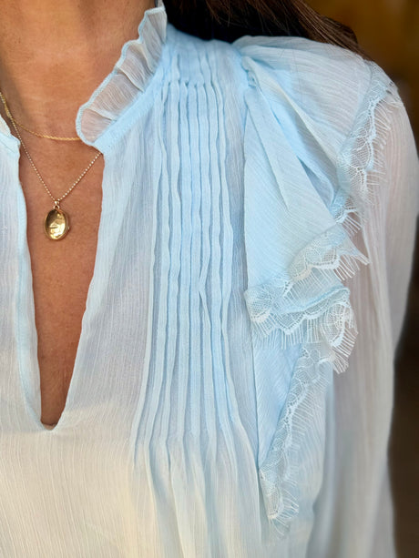 Bloom Blouse - Blue
