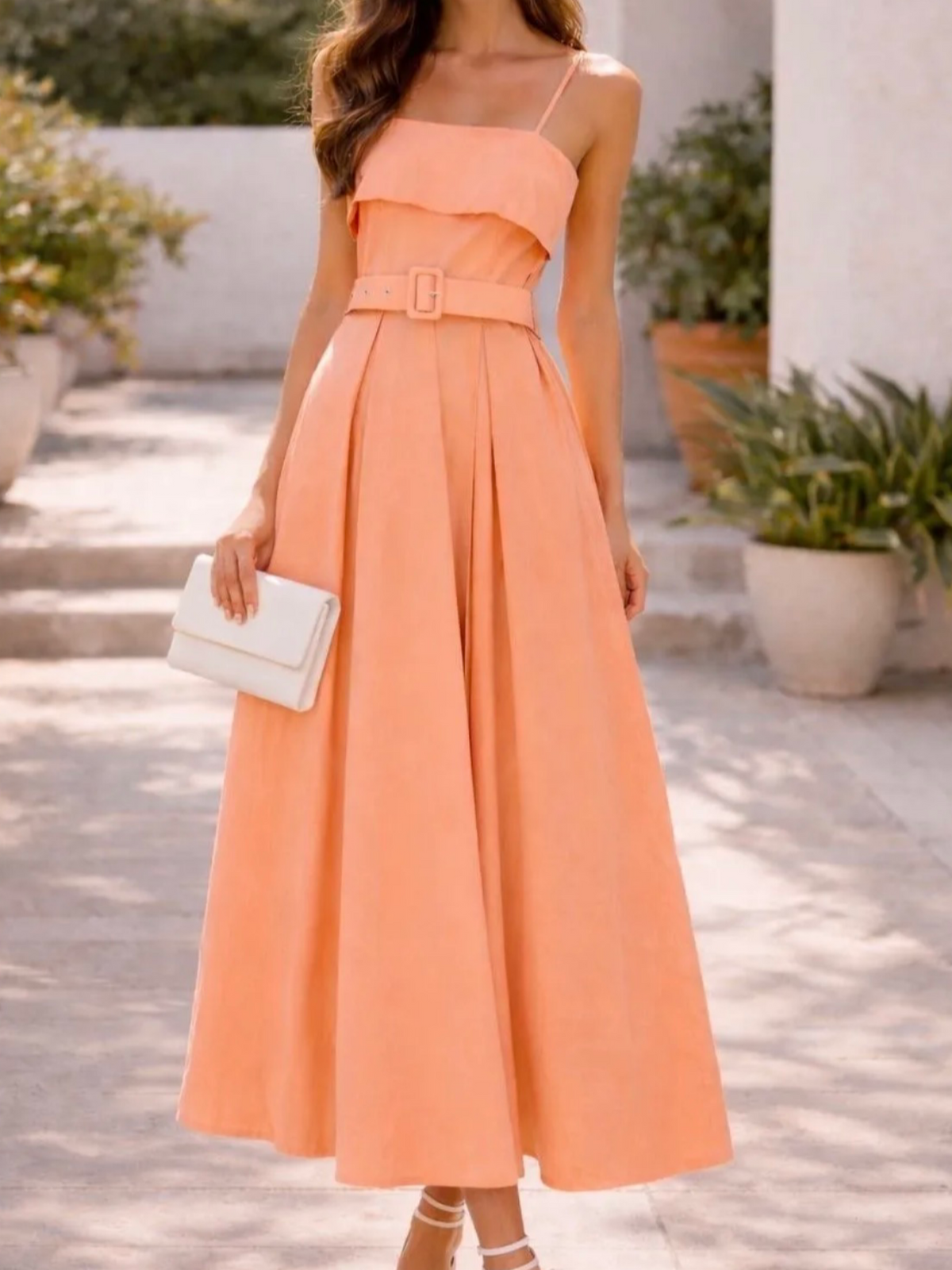 Isa Dress - Coral