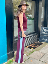 Tempest Pant - Cherry & Blue