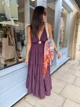 Dahlia Maxi Dress - Cherry