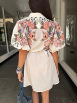 Lea Printed mini dress