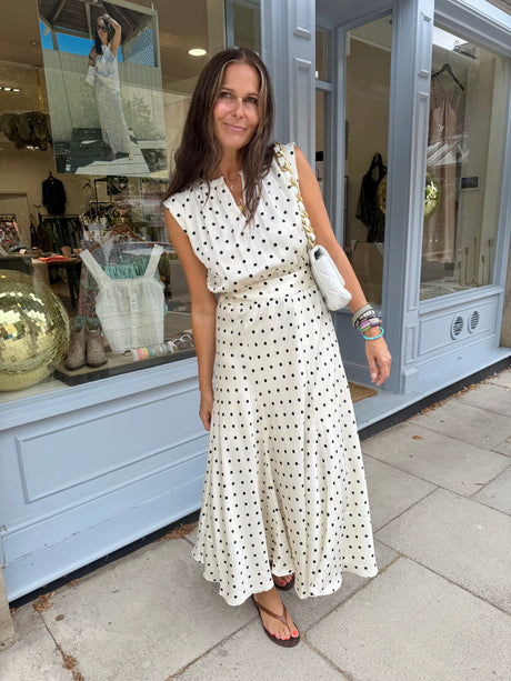 Lydia Polka Dot Blouse