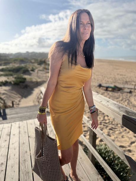 Eloise Slip Dress - Gold
