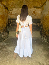 Noa Lightweight Maxi Dress - White