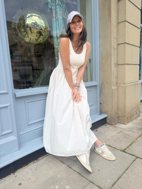 April Dress - Cream