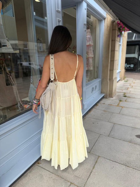 Dahlia Maxi Dress - Lemon