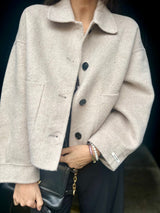 Reece Cropped Jacket - Neutral