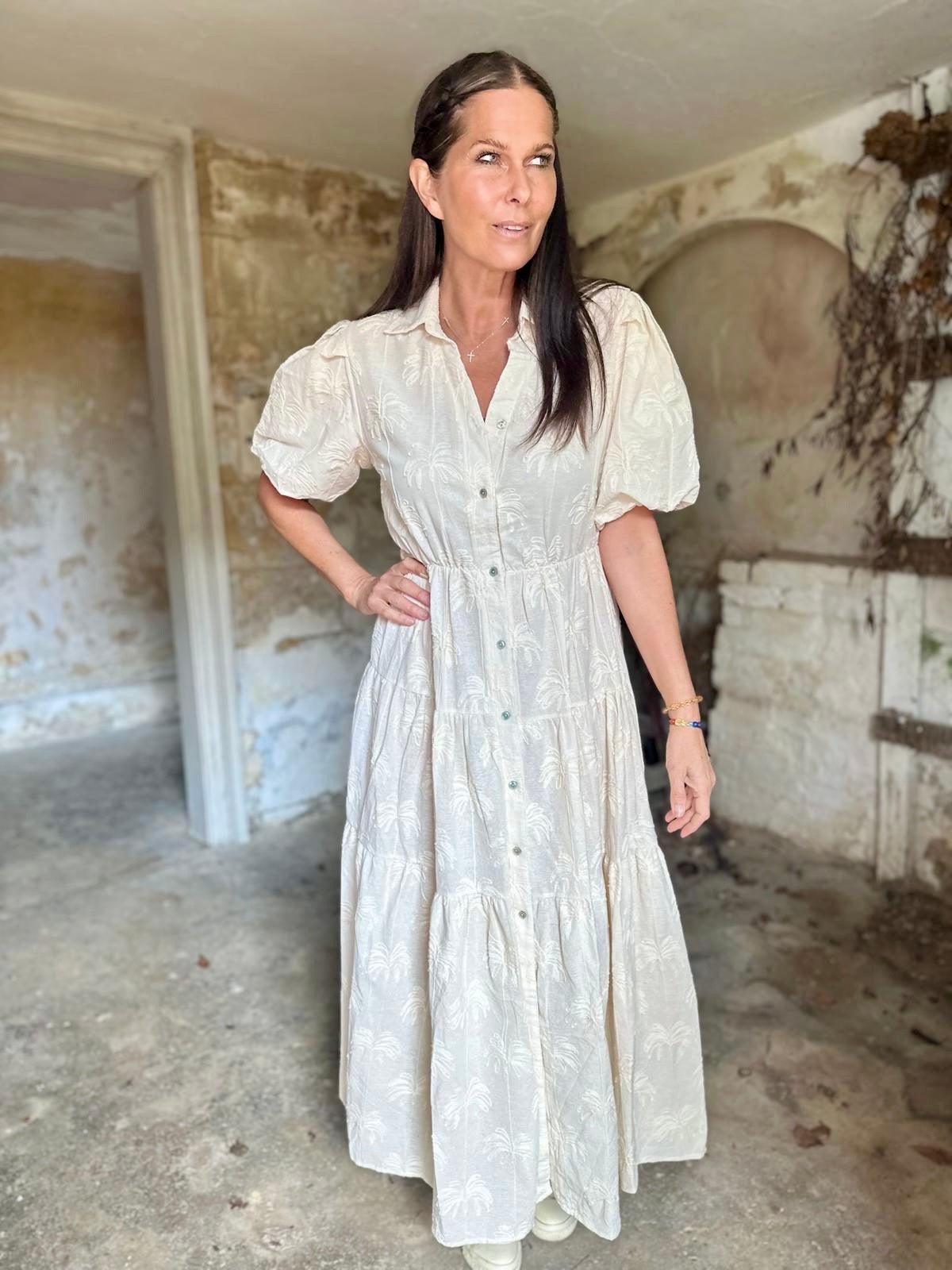 Alana Maxi Dress - Cream