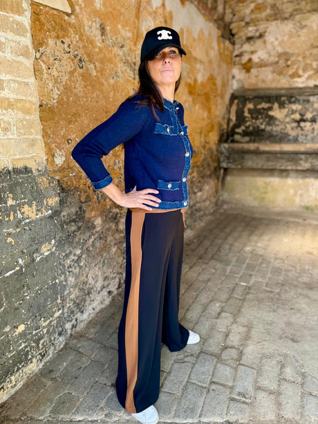 Tempest Pant - Black With Tan Stripe