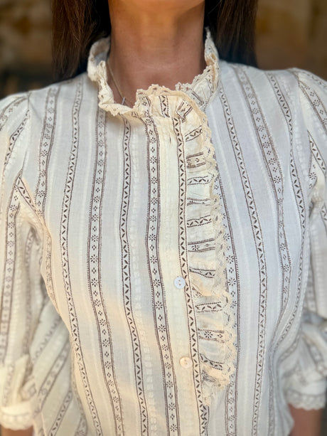 Heath Blouse - Chocolate
