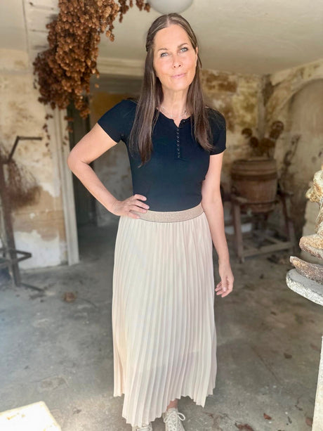 Kaia Midi Skirt - Taupe