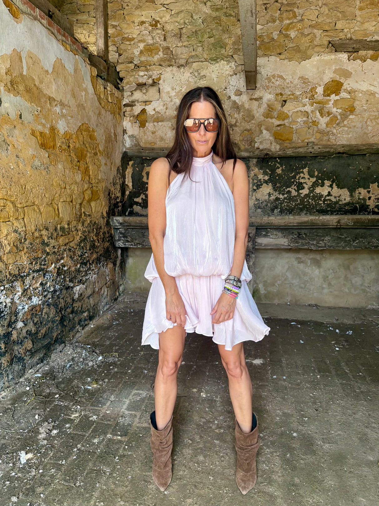 Maisie Mini Dress - Pink