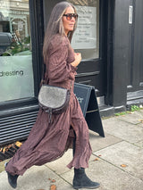 Amelie Maxi Dress - Chocolate