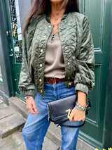 Cherry Padded Jacket - Khaki