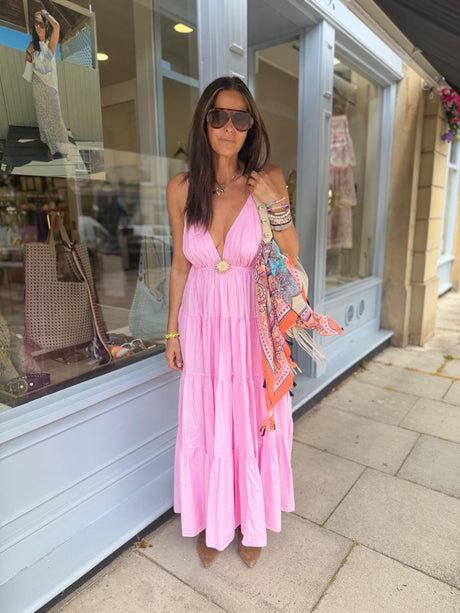 Dahlia Maxi Dress - Pink
