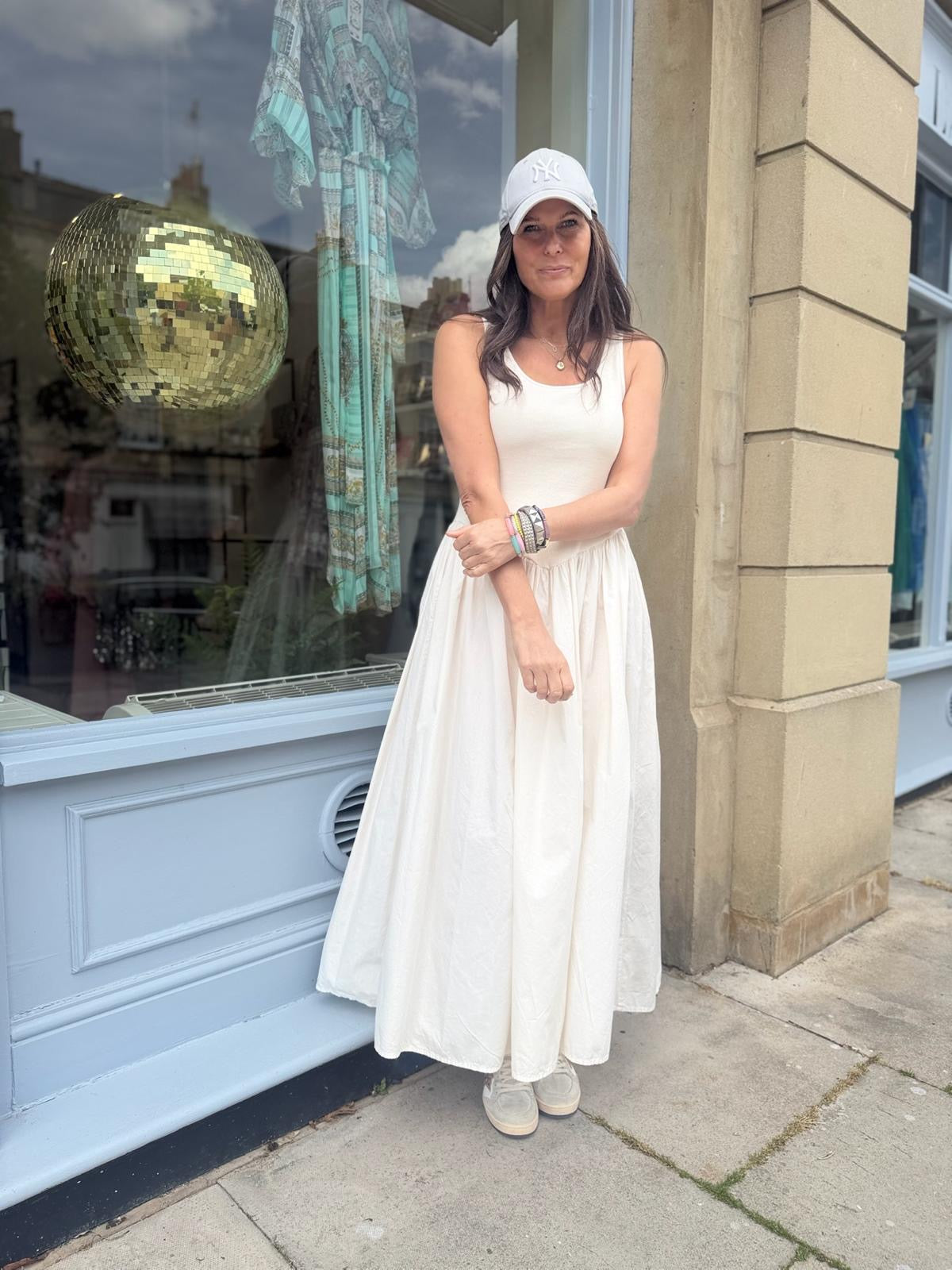 April Dress - Cream