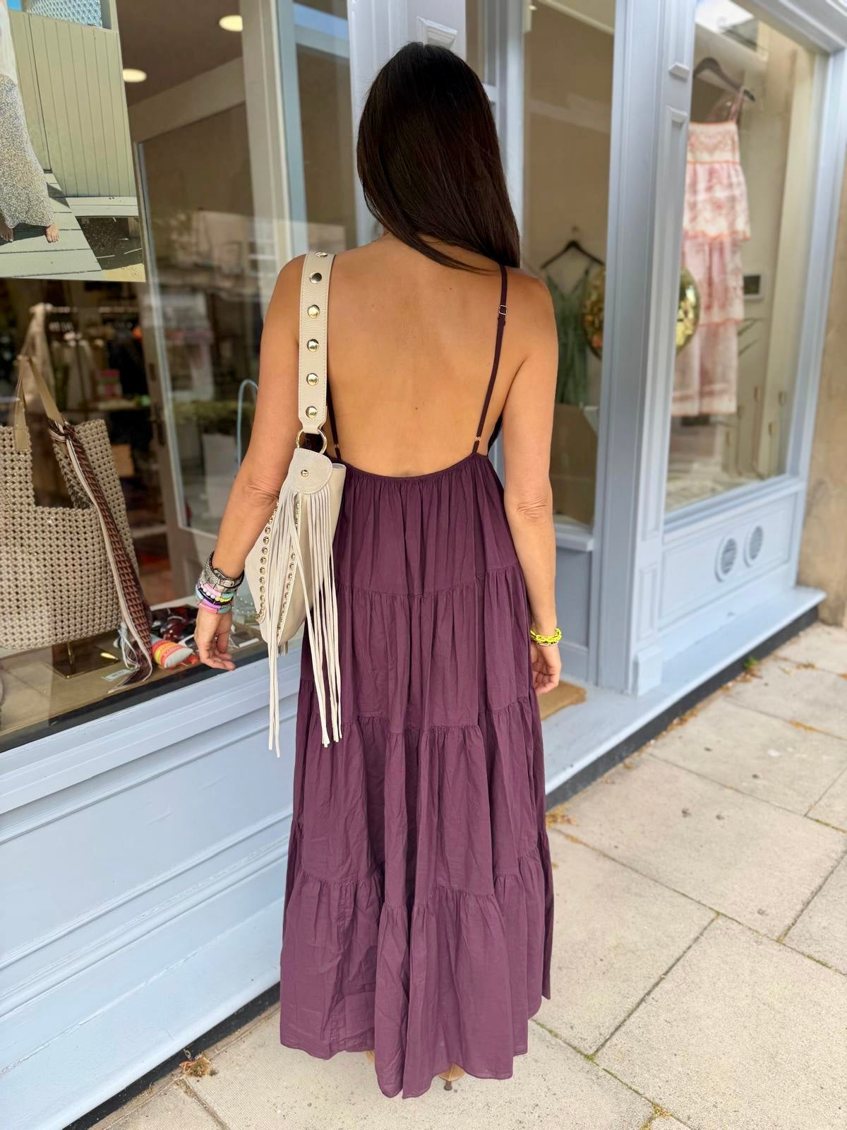 Dahlia Maxi Dress - Cherry