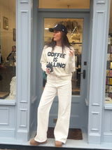 Baker Wide Leg Jean - White